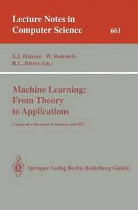 bokomslag Machine Learning: From Theory to Applications