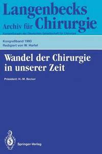 bokomslag Wandel der Chirurgie in unserer Zeit