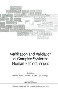 bokomslag Verification and Validation of Complex Systems: Human Factors Issues