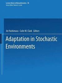 bokomslag Adaptation in Stochastic Environments