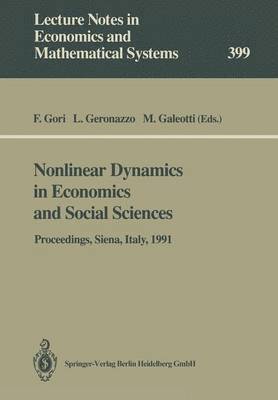 Nonlinear Dynamics in Economics and Social Sciences 1