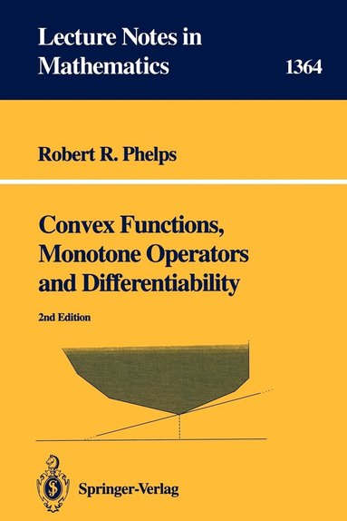 bokomslag Convex Functions, Monotone Operators and Differentiability