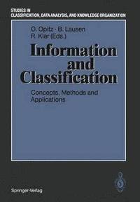 bokomslag Information and Classification