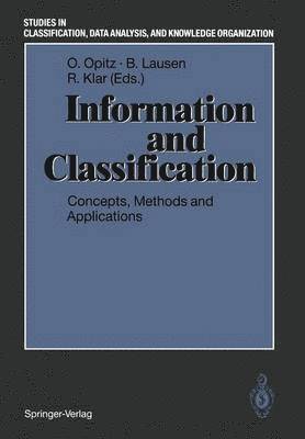 bokomslag Information and Classification