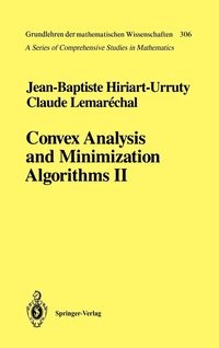 bokomslag Convex Analysis and Minimization Algorithms II