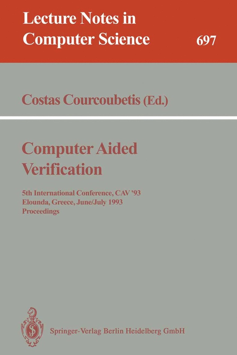 Computer Aided Verification 1