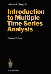 bokomslag Introduction to Multiple Time Series Analysis