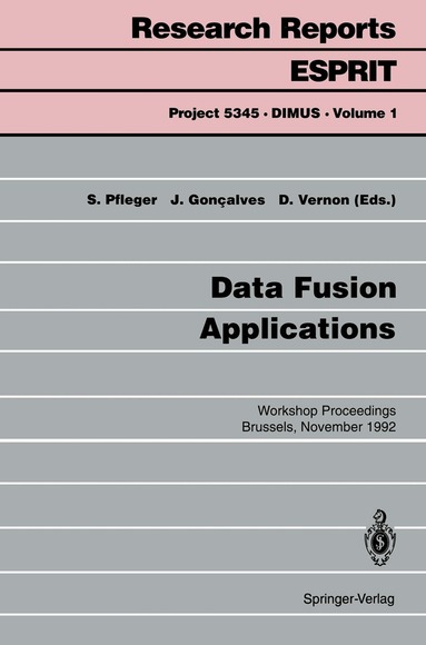 S. Pfleger, J. Goncalves, D. Vernon - Data Fusion Applications, Häftad