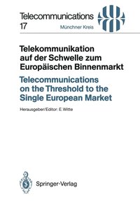 bokomslag Telekommunikation auf der Schwelle zum Europischen Binnenmarkt / Telecommunications on the Threshold to the Single European Market