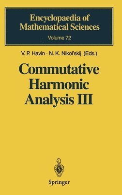 Commutative Harmonic Analysis: Pt. 3 Generalized Functions, Applications 1