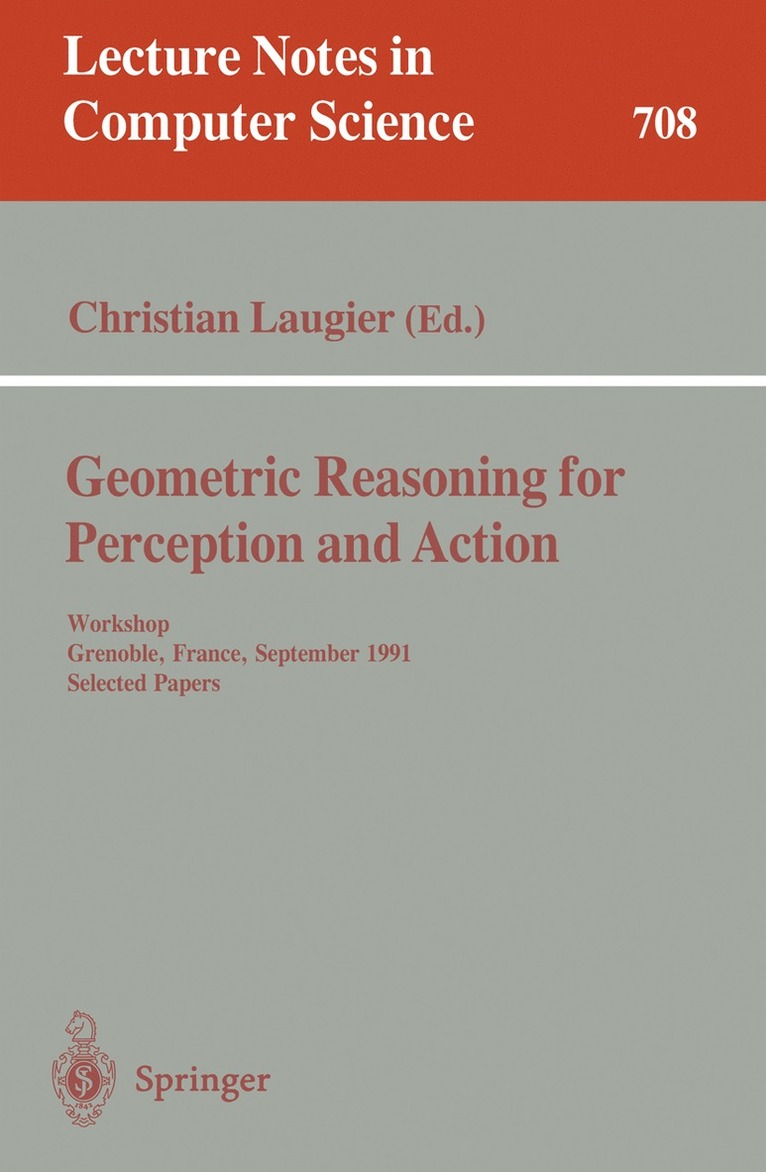 Christian Laugier - Geometric Reasoning for Perception and Action, Häftad