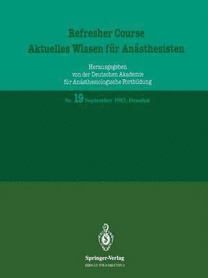 bokomslag Refresher Course - Aktuelles Wissen für Anästhesisten