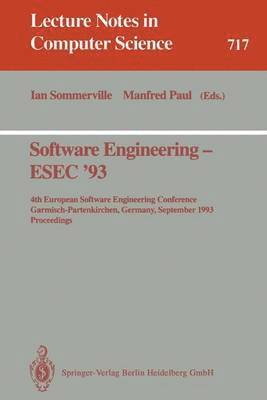 Software Engineering - ESEC '93 1