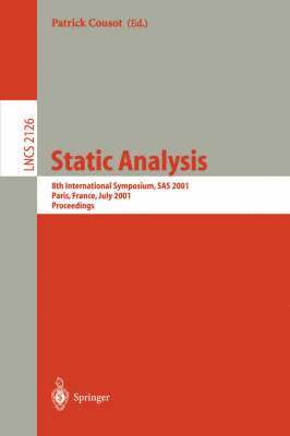 Patrick Cousot, Moreno Falaschi, Gilberto File, Antoine Rauzy - Static Analysis, Häftad