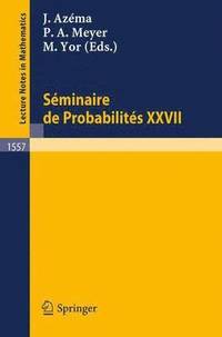 bokomslag Seminaire de Probabilites XXVII