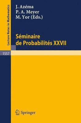 bokomslag Seminaire de Probabilites XXVII