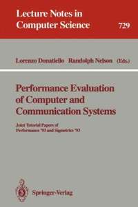 bokomslag Performance Evaluation of Computer and Communication Systems