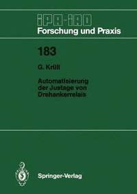 bokomslag Automatisierung der Justage von Drehankerrelais