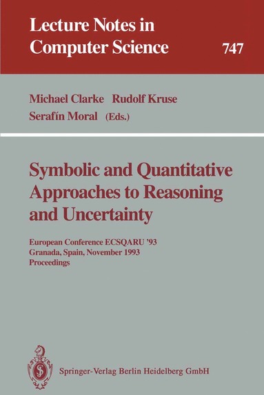 bokomslag Symbolic and Quantitative Approaches to Reasoning and Uncertainty