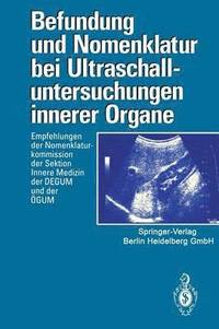 bokomslag Befundung und Nomenklatur bei Ultraschalluntersuchungen innerer Organe