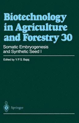 Somatic Embryogenesis and Synthetic Seed I 1