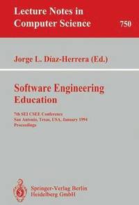 bokomslag Software Engineering Education