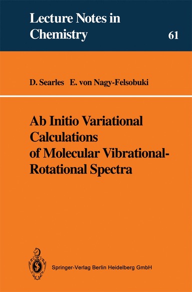 bokomslag Ab Initio Variational Calculations of Molecular Vibrational-Rotational Spectra