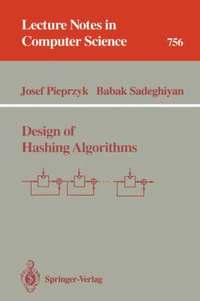 bokomslag Design of Hashing Algorithms