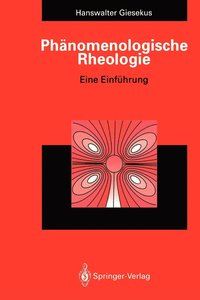 bokomslag Phnomenologische Rheologie