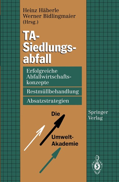 Heinz Häberle, Werner Bidlingmaier - TA-Siedlungsabfall, Häftad