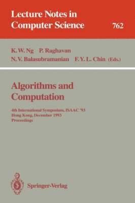 bokomslag Algorithms and Computation