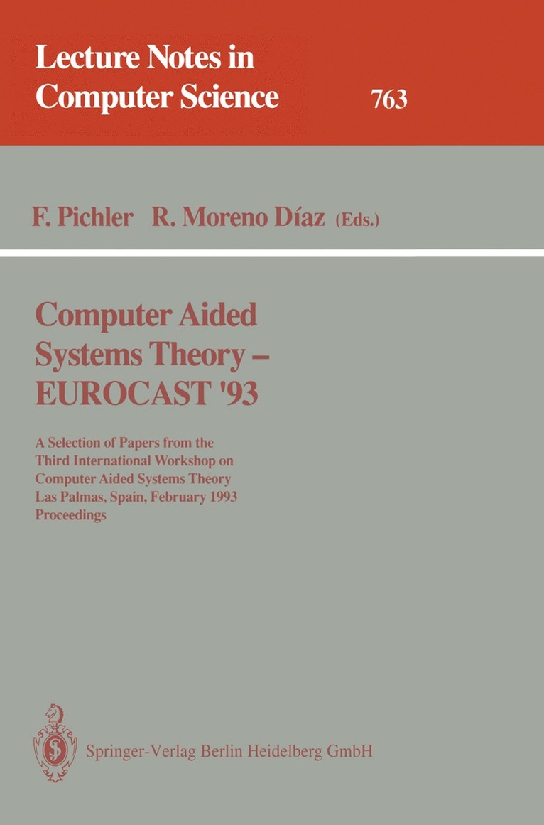 Computer Aided Systems Theory - EUROCAST '93 1