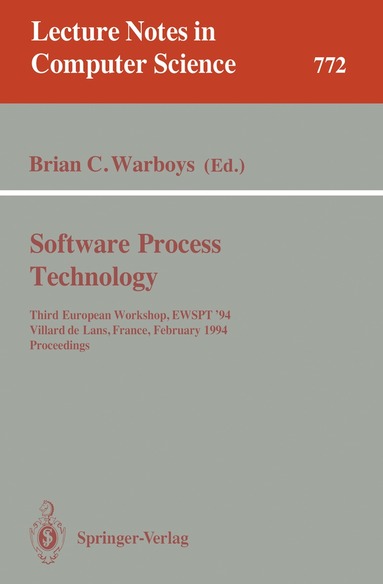 Brian C. Warboys - Software Process Technology, Häftad