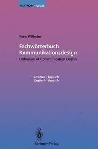 bokomslag Fachwrterbuch Kommunikationsdesign / Dictionary of Communication Design