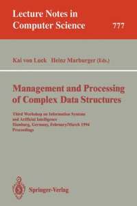 bokomslag Management and Processing of Complex Data Structures