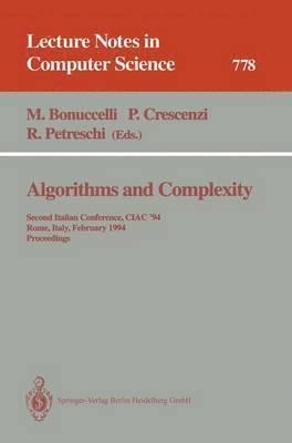 bokomslag Algorithms and Complexity