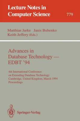 Advances in Database Technology - EDBT '94 1