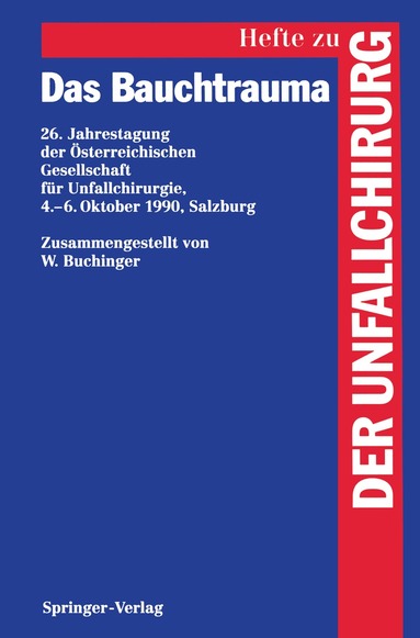 W. Buchinger - Das Bauchtrauma, Häftad