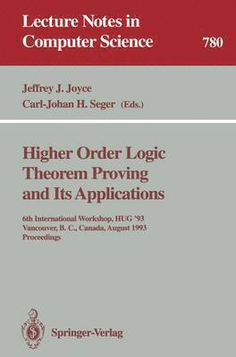 bokomslag Higher Order Logic Theorem Proving and Its Applications