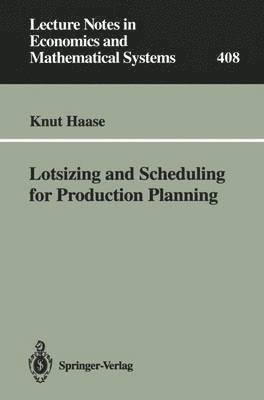 Lotsizing and Scheduling for Production Planning 1