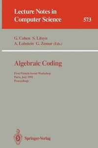 bokomslag Algebraic Coding