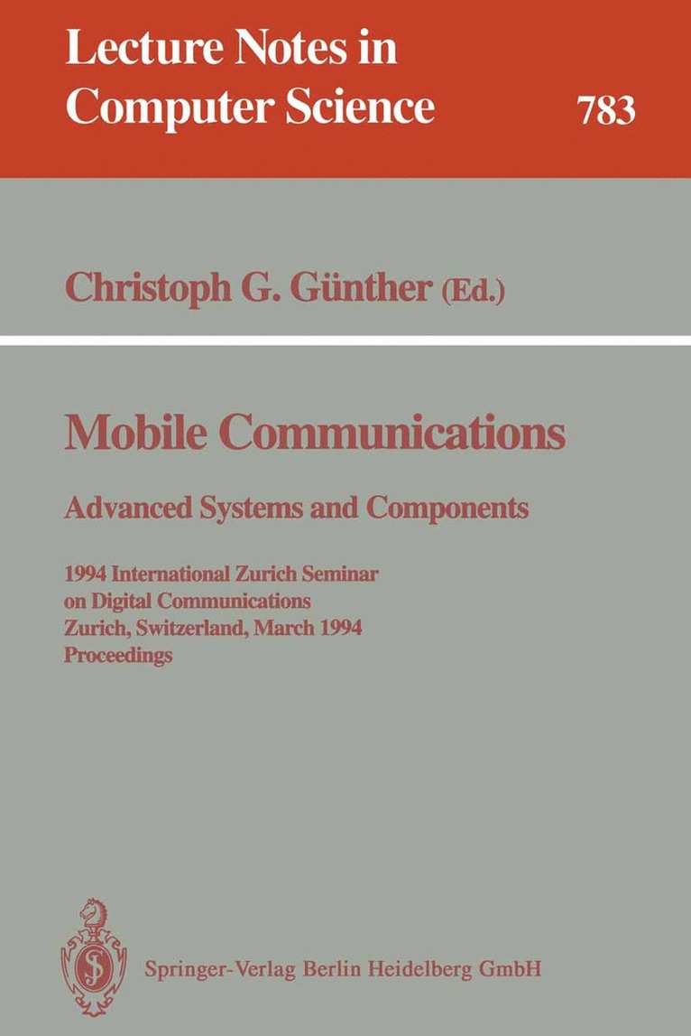 Mobile Communications - Advanced Systems and Components
