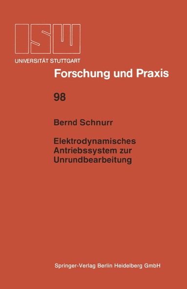 bokomslag Elektrodynamisches Antriebssystem zur Unrundbearbeitung