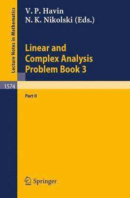 Linear and Complex Analysis Problem Book 3 1