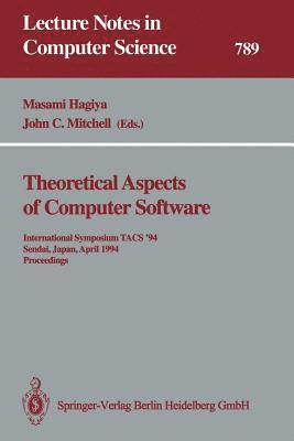 bokomslag Theoretical Aspects of Computer Software