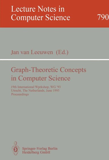 Jan van Leeuwen - Graph-Theoretic Concepts in Computer Science, Häftad