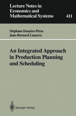 An Integrated Approach in Production Planning and Scheduling 1