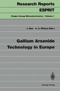 bokomslag Gallium Arsenide Technology in Europe