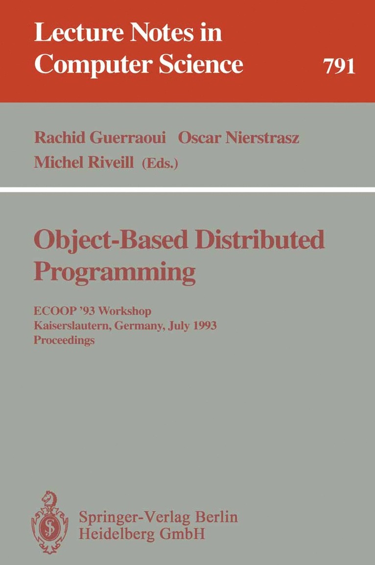 Object-Based Distributed Programming 1