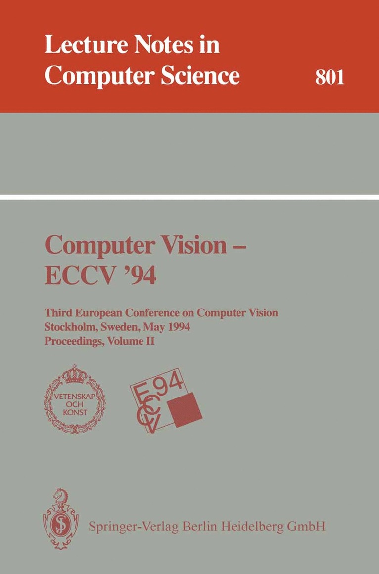 Computer Vision - ECCV '94 1